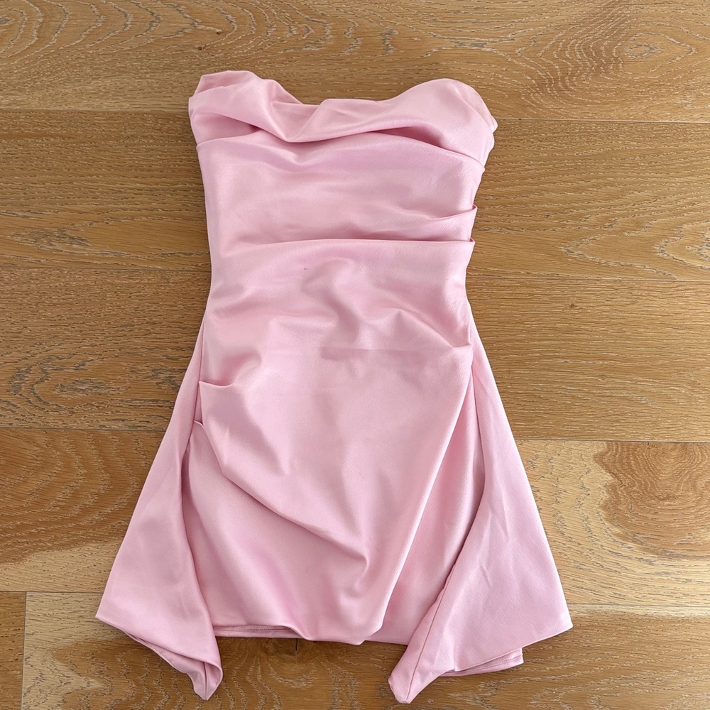 House of CB XS Pink Strapless Dress